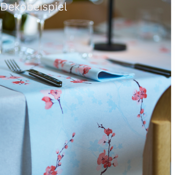 Duni Frühlingsserie Cherry Breeze Blue.