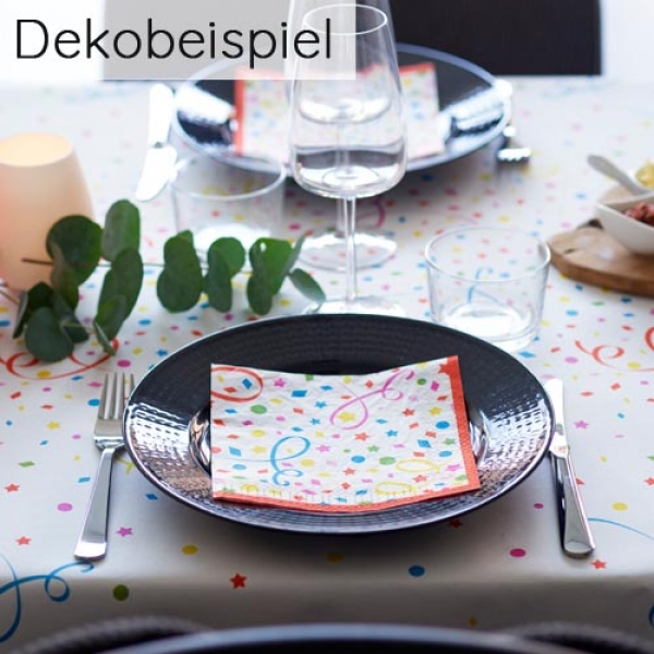 Dekobeispiel Duni Serie Confetti.