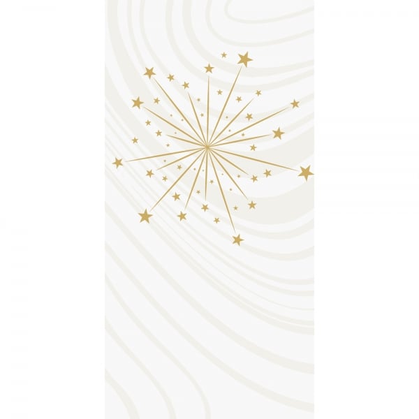 Bio Dunisoft® Servietten Sparkly White, ⅛ Buchfalz, 40 x 40 cm.