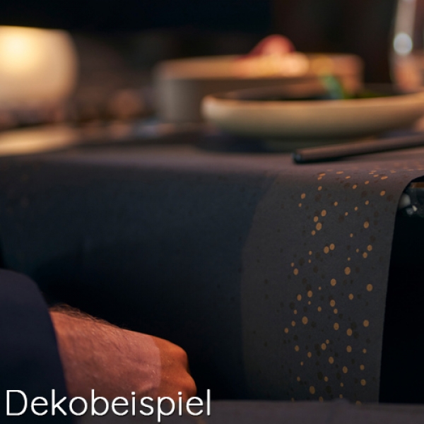 Dekobeispiel - Duni Golden Stardust Black.
