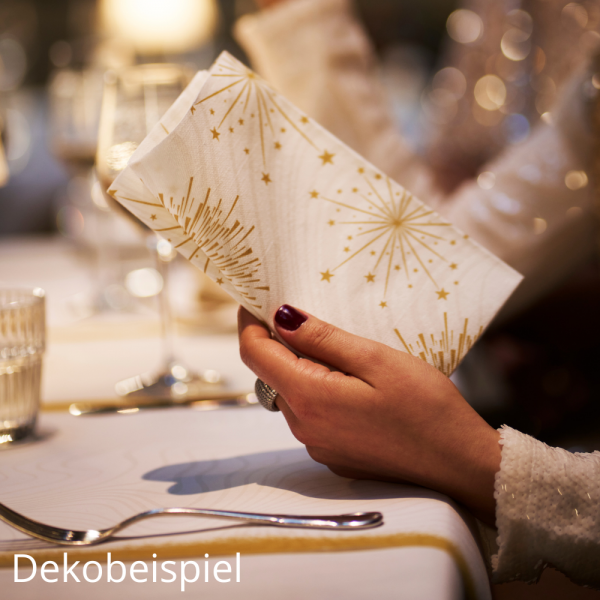 Duni Silvesterserie Sparkly White.
