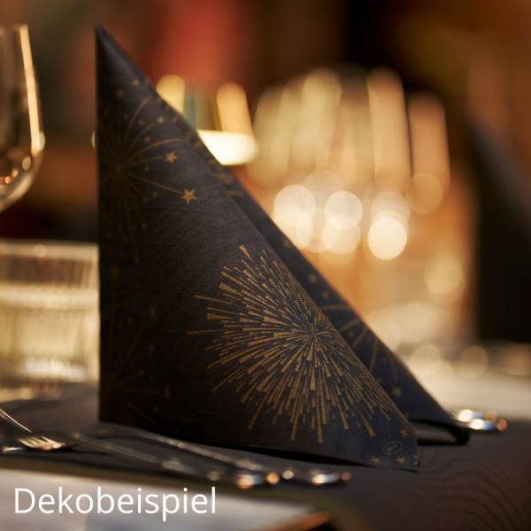 Duni Silvesterserie Sparkly Black.