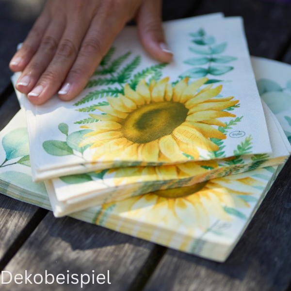 Duni Sommerserie Sunflower Dreams.