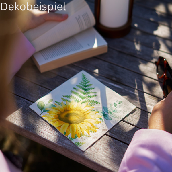 Duni Sommerserie Sunflower Dreams.