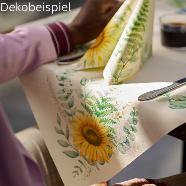 Duni Sommerserie Sunflower Dreams.