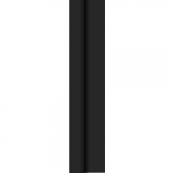 25 Meter Duni Dunicel Tischdeckenrollen in Schwarz, Breite 1,18 m.