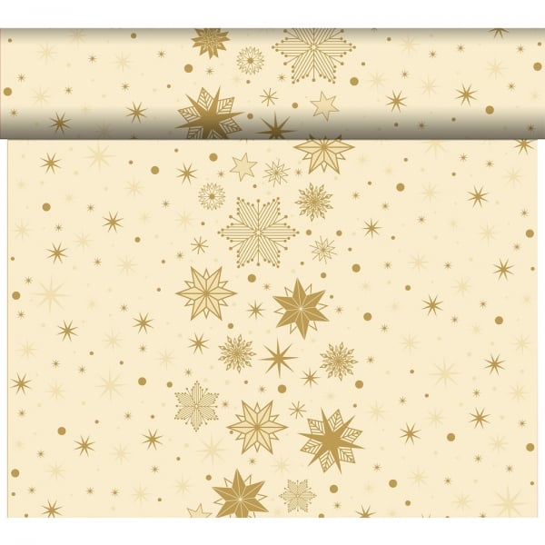 24 Meter Rolle Duni Bio Dunicel® Tischläufer Stargazing Cream.