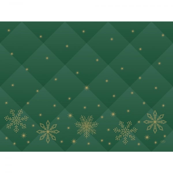 Duni Papier Tischsets Rhombus Green, 30 x 40 cm.