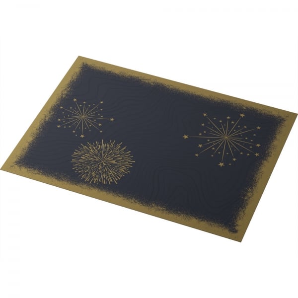Duni Bio Dunicel® Tischsets Sparkly Black, 30 x 40 cm.