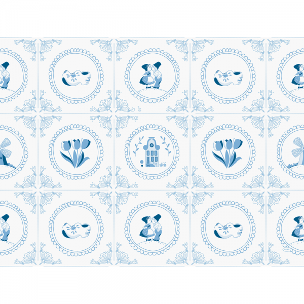 Duni Papier Tischsets Dutch Charm, 30 x 40 cm.