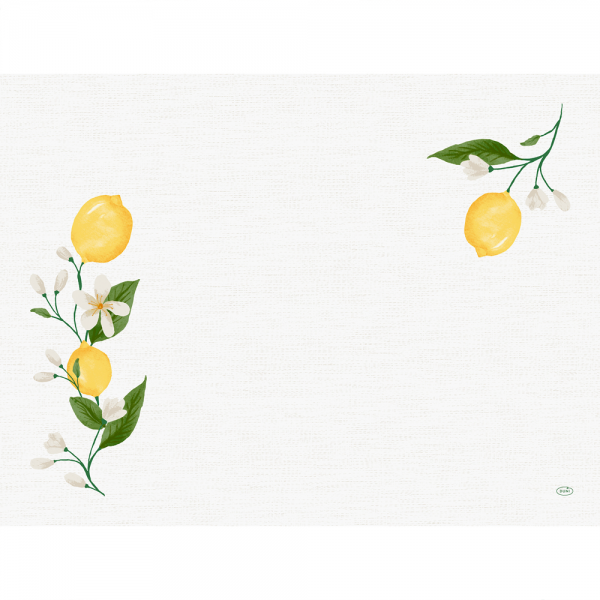 Duni Papier Tischsets Lemon Fiesta, 30 x 40 cm.