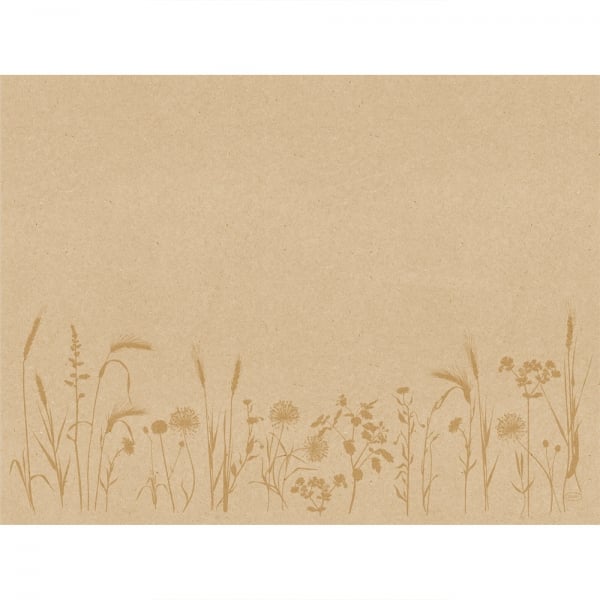Duni Papier Tischsets Meadow Natural, 30 x 40 cm.