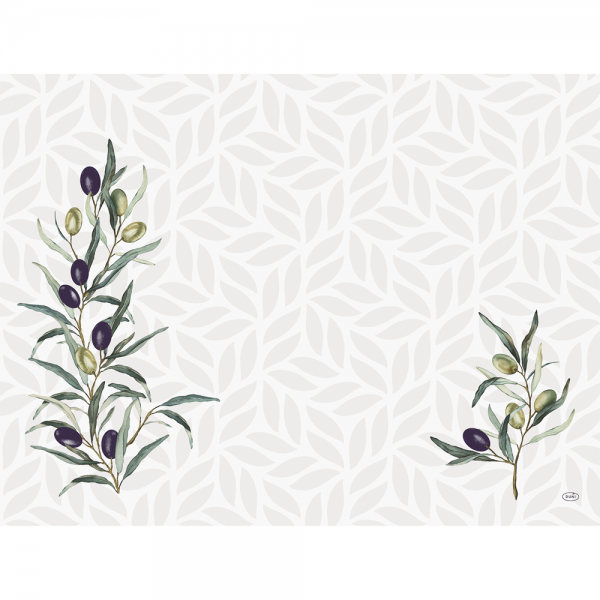 Duni Papier Tischsets Olive Garden, 30 x 40 cm.