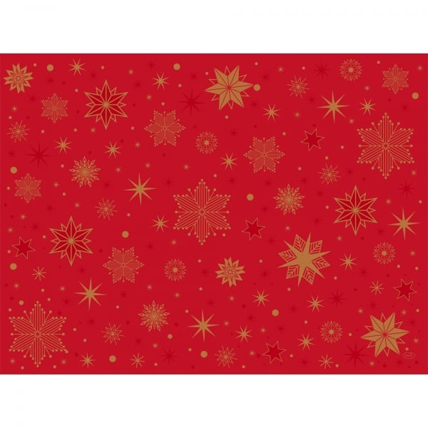 Duni Papier Tischsets Stargazing Red, 30 x 40 cm.