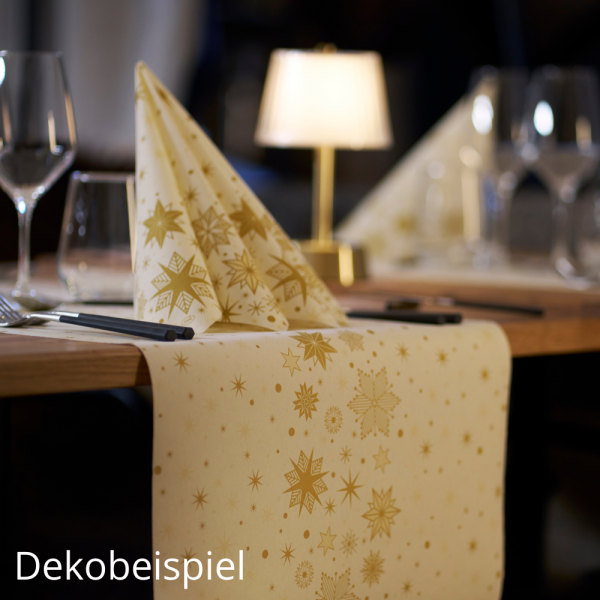 Dekobeispiel - Duni Stargazing Cream.