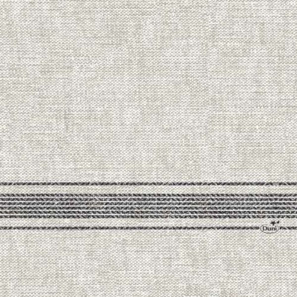Duni Zelltuch Servietten Cocina Black, 33 x 33 cm.