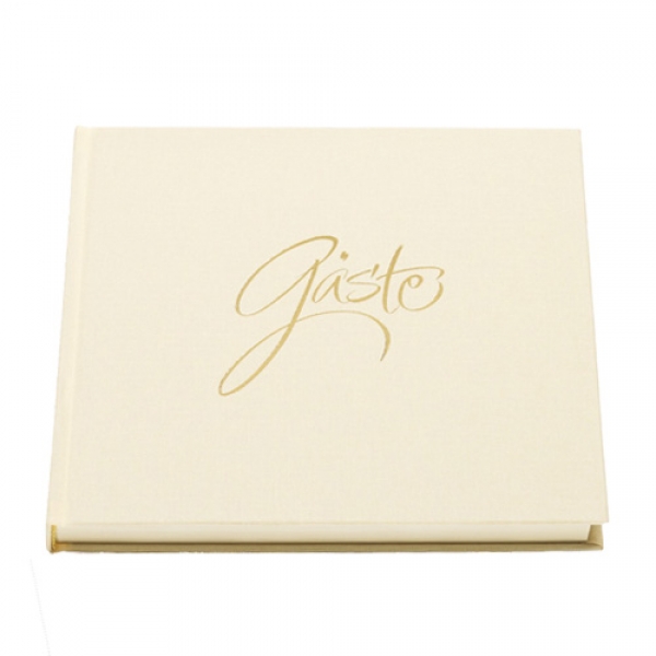 creme/weinrot DinA5 Geschenk Hochzeitsbuch Gästebuch/Fotoalbum zur Hochzeit 