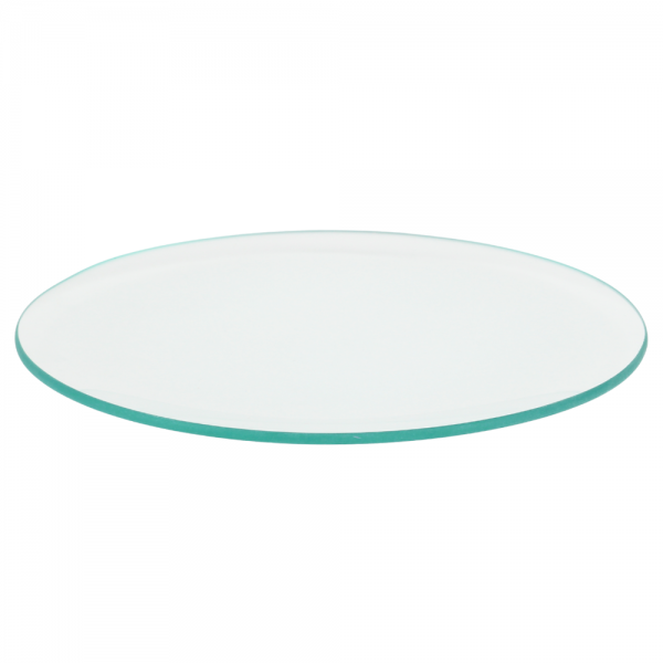 Glas Kerzenteller rund, 19,5 cm.