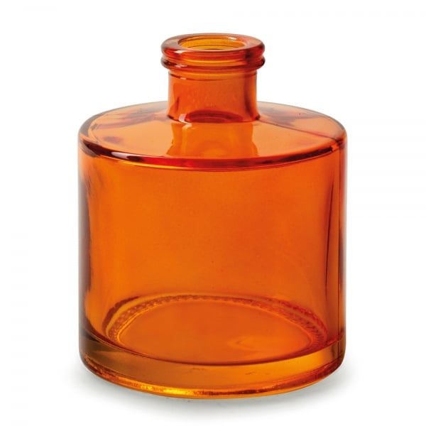 Kleine Glas Vas in Orange, 95 mm.