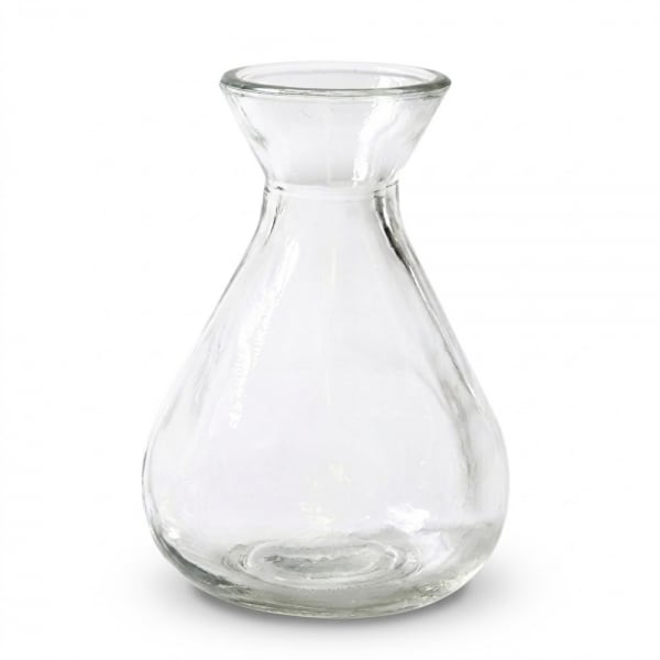 Glas Väschen, abgerundet, 10 cm.