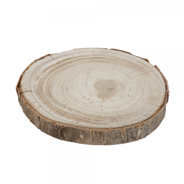 Deko Untersetzer, Holzscheibe, rund, 11 - 15 cm