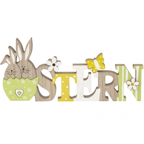 Holz Aufsteller Schriftzug -Ostern-, 30 cm