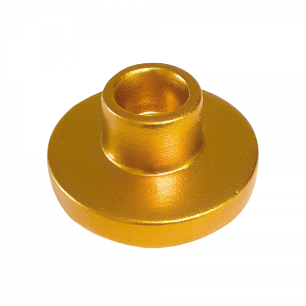 Tisch Kerzenständer für Stabkerzen in Gold, 70 x 35 mm.