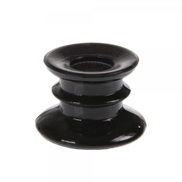 Tisch Kerzenständer für Stabkerzen in Schwarz, 58 x 40 mm.