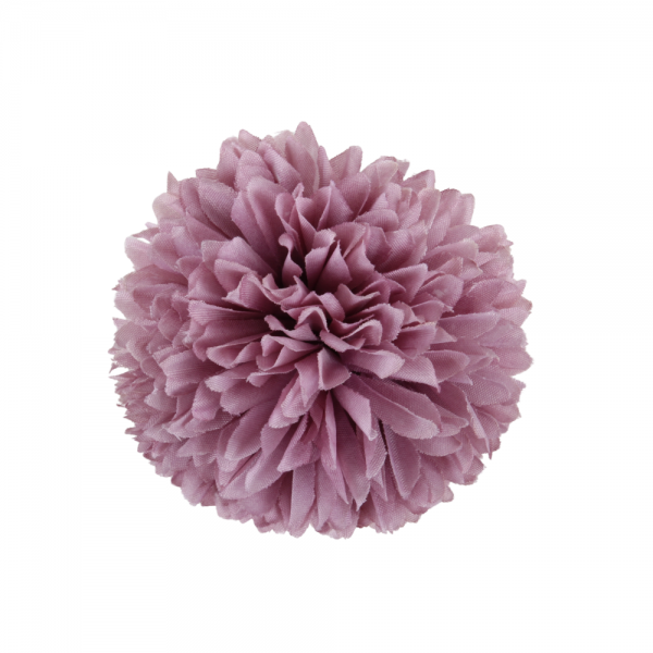 4er Set Kunstblume Dahlienkopf in Hellpflaume, 85 mm.