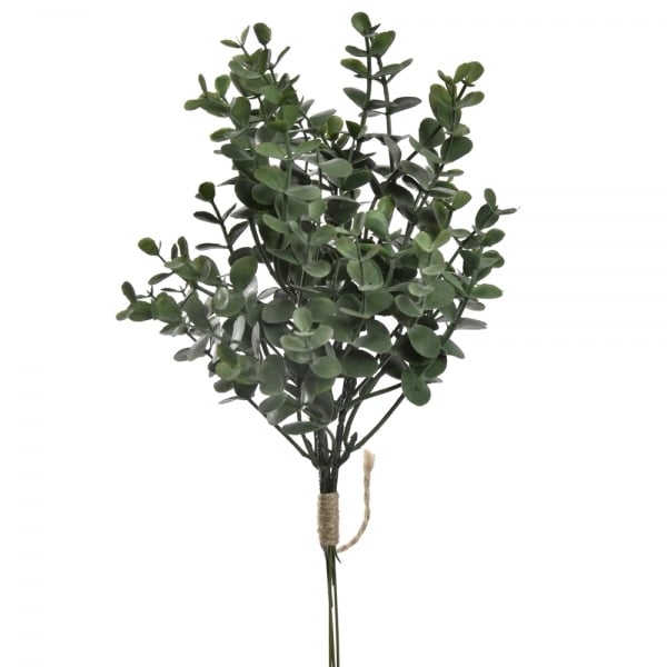 Kunstblume Eukalyptus Bündel, 25 cm.