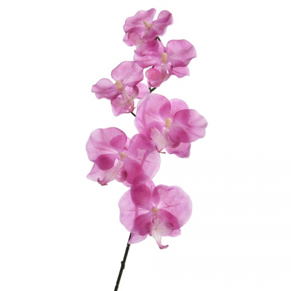 Kunstblume Orchidee in Lila, 77 cm.