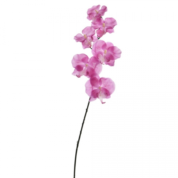 Kunstblume Orchidee in Lila, 77 cm.