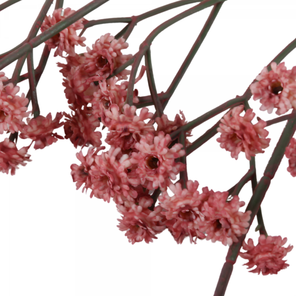 Kunstblume Schleierkraut, hochwertig, in Altrosa, 60 cm.