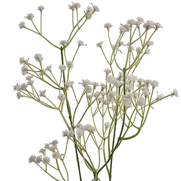 Kunstblume Schleierkraut in Weiß, 63 cm.