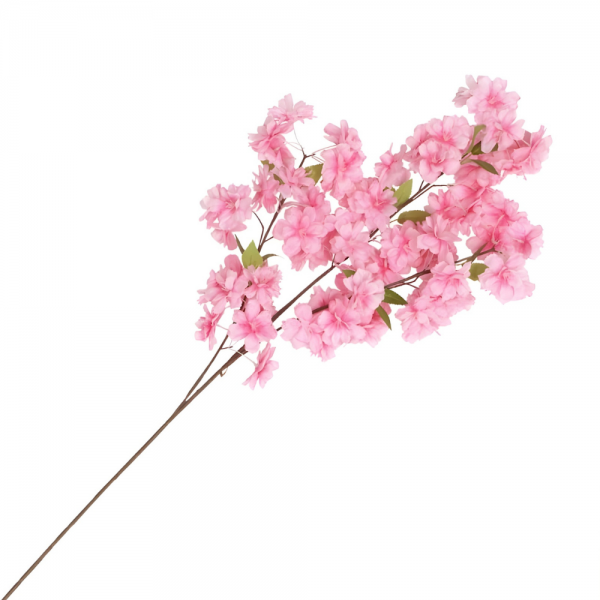 Große Kunstblume Kirschblütenzweig in Rosa, 100 cm.