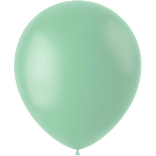 10 Luftballons in Eukalyptus, 33 cm Durchmesser.