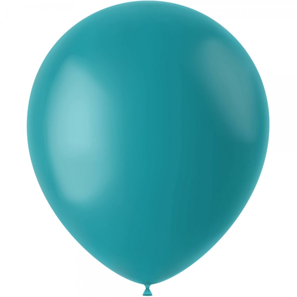 10 Luftballons in Eukalyptus, 33 cm Durchmesser.