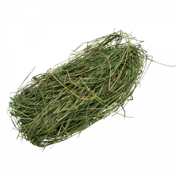 Naturdeko Heu in Grün.