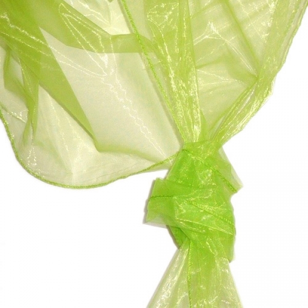 Organza Dekostoff 1,45 x 3,00 Meter in Hellgrün.