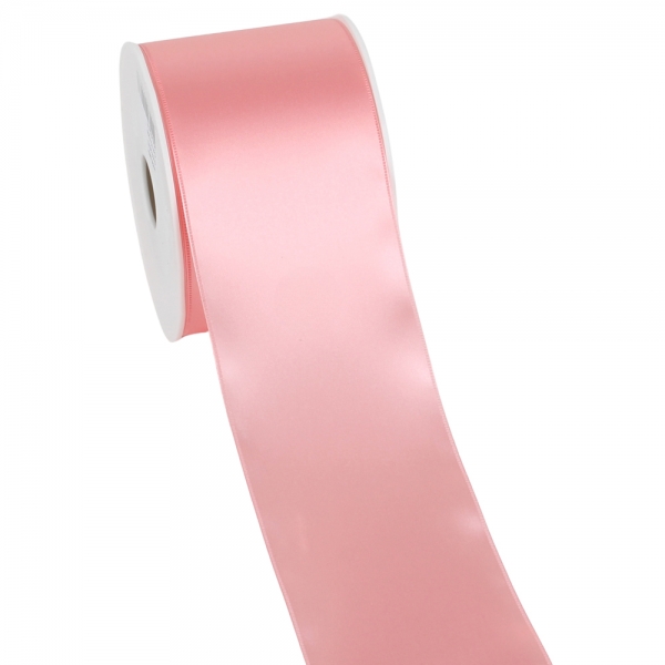 25 Meter Satin Tischband in Rosa, 70 mm.
