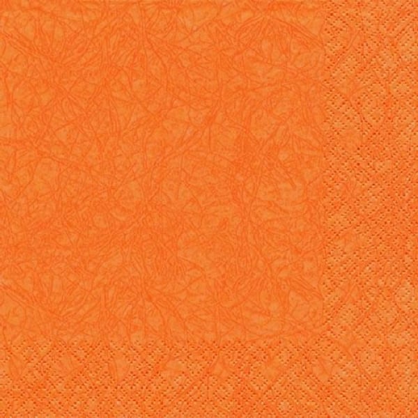 20er Pack Servietten Modern Colors orange, 33 x 33 cm.