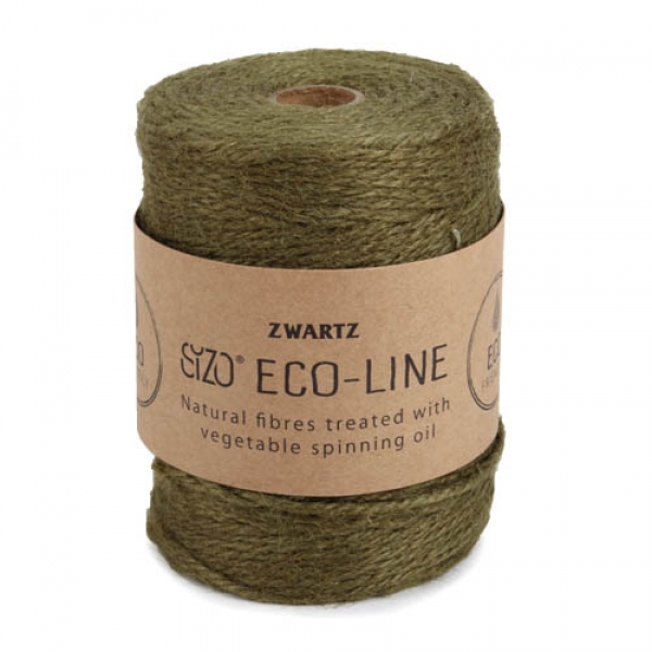 5 Meter Sizo®Jute Schnur in Olivgrün, 3 mm.