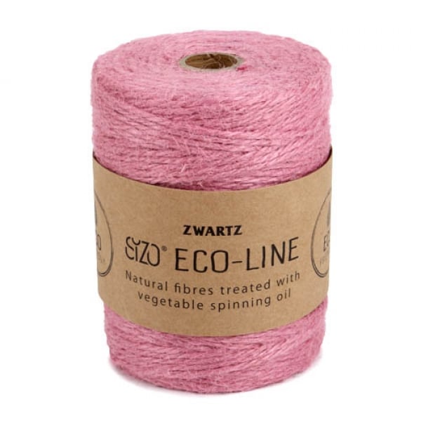 150 Meter Sizo®Jute Schnur in Rosa, 3 mm.