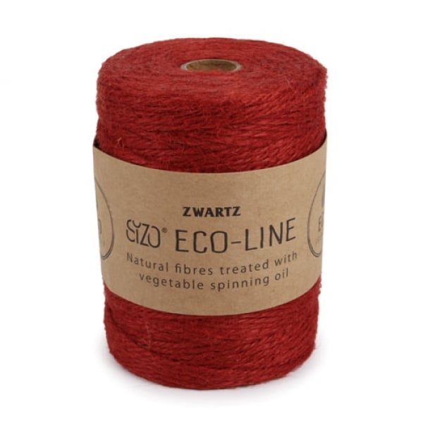 150 Meter Sizo®Jute Schnur in Rostrot, 3 mm.