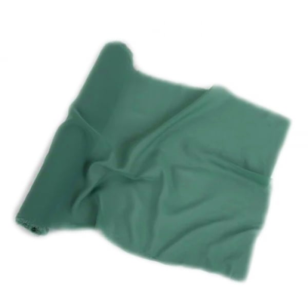 3 Meter Tischläufer, hauchdünn, in Eukalyptus, 35 cm.