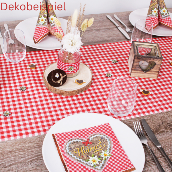 Dekobeispiel mit dem Tischdeko Paket