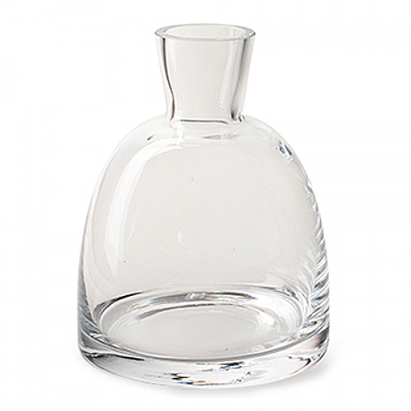 Glas Flaschen Vase, Lucas, klar, 19 cm.