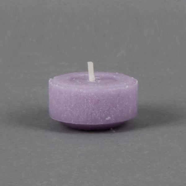 Duftteelicht Vanille-Lavendel, Wachsrohling für Refill System Hülle.