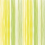 20er Pack Servietten Punkte und Streifen in Gelb/Grün, 33 x 33 cm
