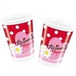 10er Pack Becher Minnie & Gänseblümchen